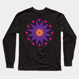 12 pointed Star Circle Long Sleeve T-Shirt